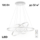 Citilux Дуэт CL719680 LED Люстра подвесная с пультом Белая