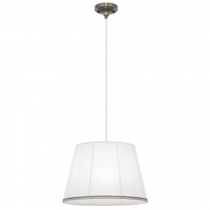 Citilux Вена CL402030 Подвесной светильник бронза с белым абажуром
