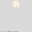 Citilux Линц CL402980T Торшер бронза со столиком и белым абажуром