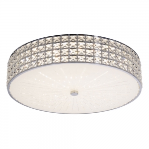 Citilux Портал CL32418G1 LED RGB Люстра хрустальная с пультом Хром