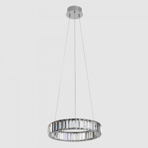Citilux Чезаре CL338141 LED Люстра хрустальная с пультом Хром