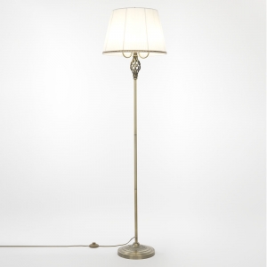 Citilux Вена CL402930 Торшер бронза с белым абажуром