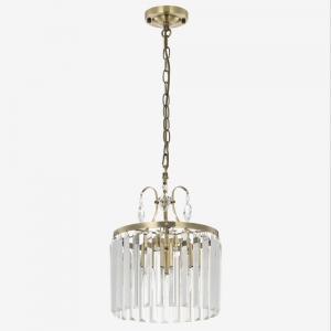 Citilux Инга CL335133 Люстра хрустальная подвесная Бронза
