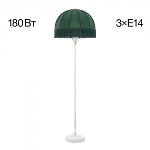 Citilux Базель CL407922 Торшер патина с зелёным абажуром