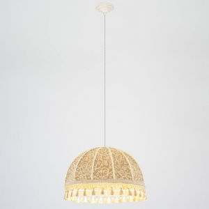 Citilux Базель CL407025 Подвесной светильник патина с абажуром Вышивка