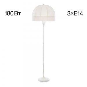 Citilux Базель CL407921 Торшер патина с бежевым абажуром