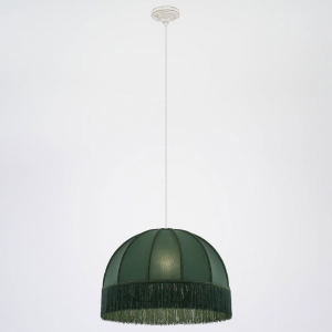 Citilux Базель CL407022 Подвесной светильник патина с зелёным абажуром