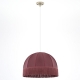 Citilux Базель CL407033 Подвесной светильник бронза с красным абажуром