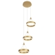 Citilux Дуэт CL719032 LED Подвесной светильник Золото