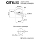 Citilux ALTON CL421413 Бра с белым абажуром и выключателем