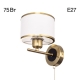 Citilux ALTON CL421413 Бра с белым абажуром и выключателем