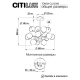 Citilux TONGA CL212193 Люстра на штанге Бронза