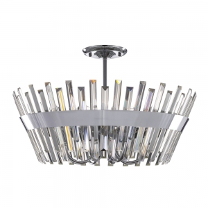 Citilux Вестерос CL307180 Люстра хрустальная потолочная Хром