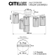 Citilux AXIS CL313261 Люстра хрустальная потолочная Хром