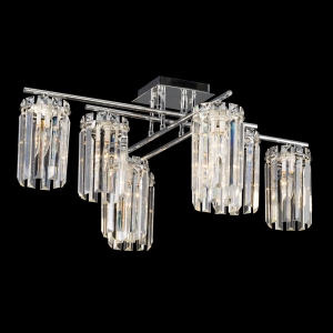 Citilux AXIS CL313281 Люстра хрустальная потолочная Хром