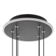 Citilux Trent CL203731 LED Люстра подвесная с пультом Чёрная