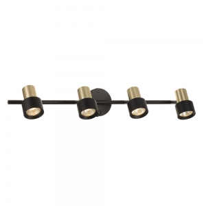 Citilux SAT CL505641 Спот поворотный с выключателем Чёрный+Золото