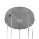 Citilux ATMAN SMART CL226A051 LED RGB Умная каскадная люстра Матовый Хром