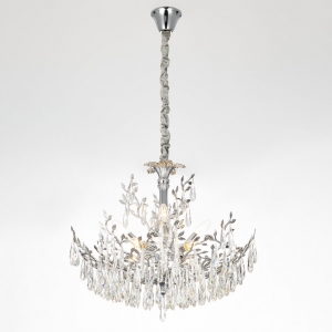 Citilux RITZ CL310081 Люстра хрустальная подвесная Хром