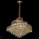 Citilux NAIAD CL315162 Люстра хрустальная подвесная Золото