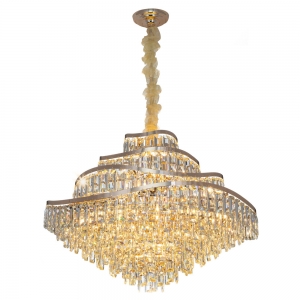 Citilux NAIAD CL315192 Люстра хрустальная подвесная Золото