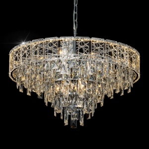 Citilux SAGRADA CL317261 Люстра хрустальная подвесная Хром