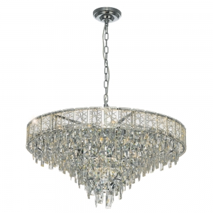 Citilux SAGRADA CL317281 Люстра хрустальная подвесная Хром