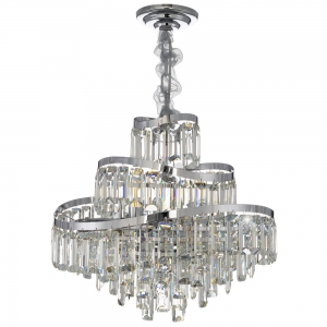 Citilux NAIAD CL315151 Люстра хрустальная подвесная Хром